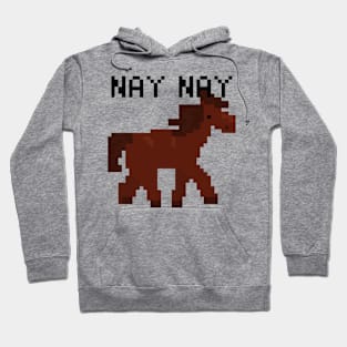 Dumb lookin pixel horse Hoodie